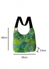 Hot sell custom printed natural cotton canvas cloth carry tote shopping bag with Adjustable shoulder strap