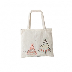 Eco-friendly durable cotton canvas shopper tote bag