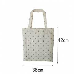 2021 Hot selling ladies handmade cotton folding shoulder shopping shopper heavy duty canvas storage bags