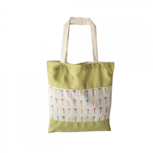 Hot sale easy carrying big cotton shopper bag