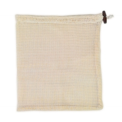 2021 Wellpromotion Reusable eco-friendly Fruits Vegetables Cotton Mesh Drawstring Produce Net Bag