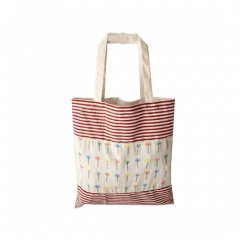 Hot sale easy carrying big cotton shopper bag