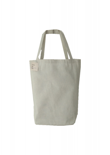 Stripe print Promotional natural cotton canvas cloth carry tote shopping bag