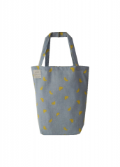 Fruit design printing Promotional natural cotton canvas cloth carry tote shoulder shopping bag