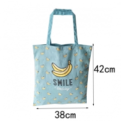 High Capacity Flower Simple cotton Shoulder bag