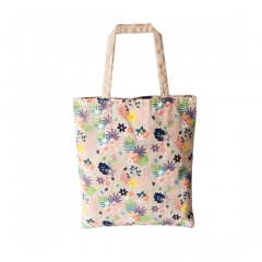 High Capacity Flower Simple cotton Shoulder bag