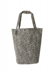 Floral printing Promotional natural cotton carry tote shoulder shopping bag