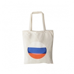 Eco Promotional Custom Logo Shopper Reusable cotton shopper bag