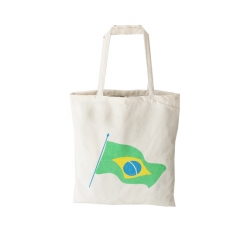 Eco Promotional Custom Logo Shopper Reusable cotton shopper bag