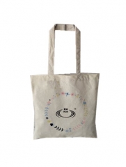 plain canvas tote bag cotton promotion custom print logo