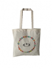 plain canvas tote bag cotton promotion custom print logo