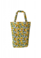 Full print with background color Promotional natural cotton carry tote shoulder shopping bag