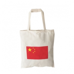 Promotional Long HandlTote Shopping Shopper Recycle Sling Bag Cotton Bag