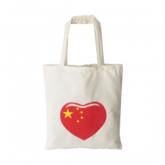 Promotional Long HandlTote Shopping Shopper Recycle Sling Bag Cotton Bag