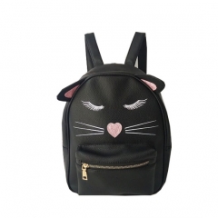 Fashion high-capacity pu female bag portable Women's backpack