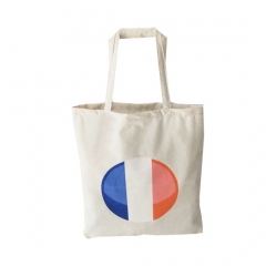 Promotional Long HandlTote Shopping Shopper Recycle Sling Bag Cotton Bag