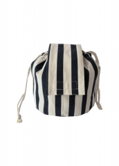 Foldable Cotton HANDLE BAG COSMETIC BAG with drawstring