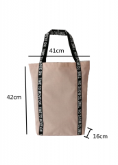 Ribbon printing trend Promotional Girls Tote Shoulder Handbag Bag shopper bag