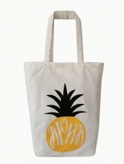 Small fresh pineapple fruit canvas bag one shoulder pure cotton canvas