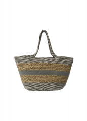 New Arrival fashion trendy popular beach bag vintage straw Cotton rope weaving shoulder bag