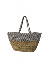 New Arrival fashion trendy popular beach bag vintage straw Cotton rope weaving shoulder bag