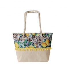 Hot Selling wholesale high quality Eco Friendly Digital Printed Big Size polyester Beach bag