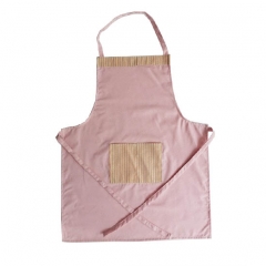 Promotion Striped cotton canvas kitchen cooking chef aprons with one pockets