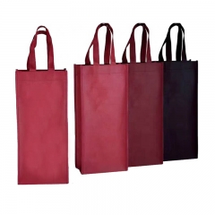 Custom Bottle Non Woven Wine Bag For Packing non-woven material wine bag