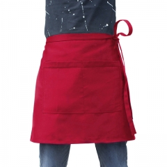 100% polyester half waist aprons