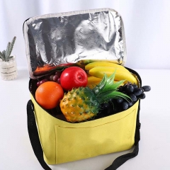 polyester travel environmentally friendly insulation aluminum foil freezer bag lunch bag