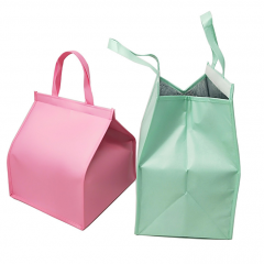 Promotion Custom Waterproof Picnic Food Bag Lunch Bbq Non Woven Insulated Lunch Thermal Cooler Bag