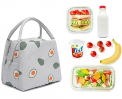 Polyester Insulated Lunch Bag for Women Lunchbox Tote Food Cooler Box