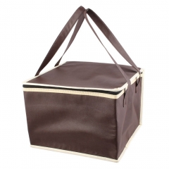 promotion customiseinsulated thermal non woven food cooler bag