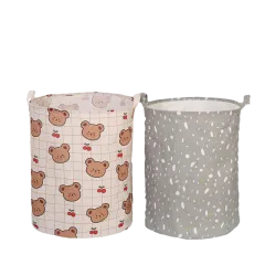 Colorful Wholesale and High Quality With Durable Handle Round Shape Waterproof Laundry Box Laundry Basket Waterproof Storage Box