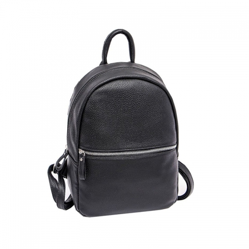 black leisure pu backpack women satchel bag girls school backpack