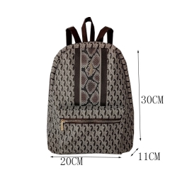 Fashion Casual Large-capacity College Style Travel Bag Pu Leather Backpack Women Ladies Backpack Pu Leather Student Backpack