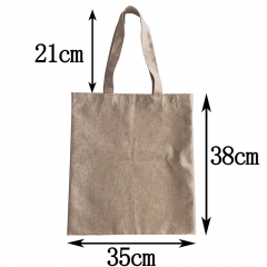 LINEN SHOPPER BAG JUTE BAG REUSABLE GROCERY BAG