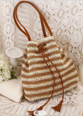 Summer wholesale straw bag straw shoulder bag