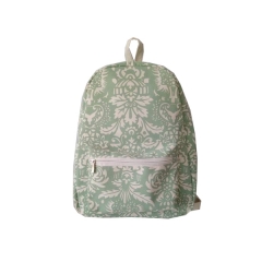 soft New design high quality nature cotton school backpack