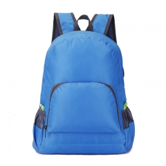 Wholesale travel foldable backpack high quality polyester packable daypack