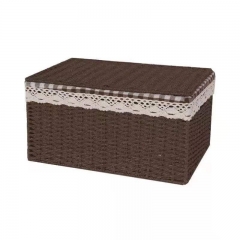 High Quality Customized Brown Color Long Shape Durable Large Space Storage Box Factory Price