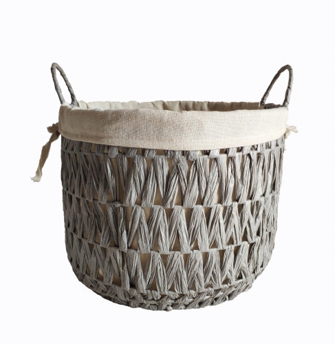 Wholesale Large Space Cheap Paper Straw Storage Box With High Quality Large Laundry Basket