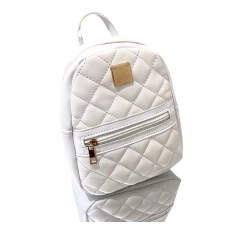 trend simplicity fashion cute versatile pu material backpack women leather bag