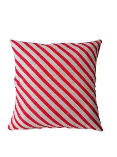 Customized size red strap pillow soft cover wholesale cushion with unique style