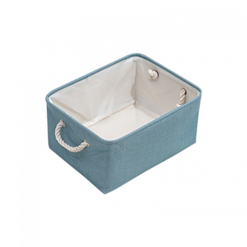 Wholesale Long Shape Thick Cotton Rope Eva Lining Clothing Foldable Storage Box