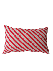 Customized size red strap pillow soft cover wholesale cushion with unique style