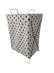 Good Quality Durable Canvas Fabric Laundry Hamper Basket Large Space Laundry Basket Fold up