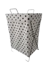 Good Quality Durable Canvas Fabric Laundry Hamper Basket Large Space Laundry Basket Fold up