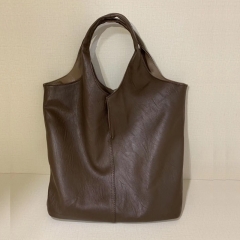 one shoulder tote handbaglarge capacity shoulder Shopping bag Mummy tote Bag double sides leather mini