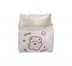 Cotton Waterproof Laundry Basket with Durable Handle